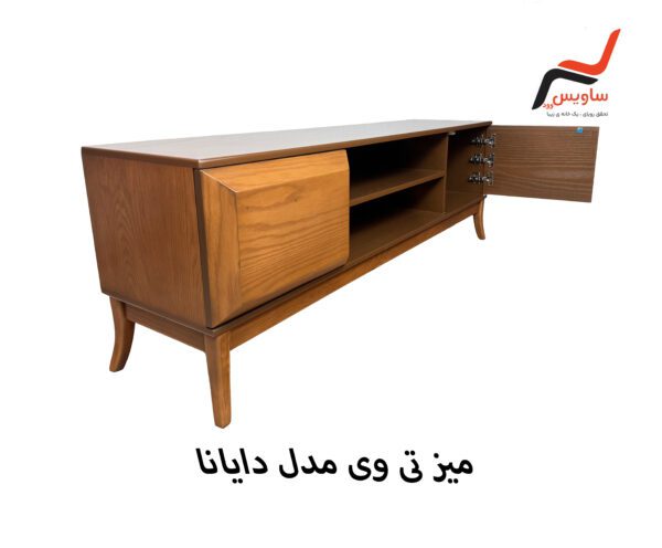 میز تلویزیون ساویس وود مدل دایانا - تصویر 2
